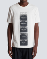 T-shirt with vintage Balmain Lips print