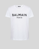 Printed Balmain Paris short-sleeved T-shirt