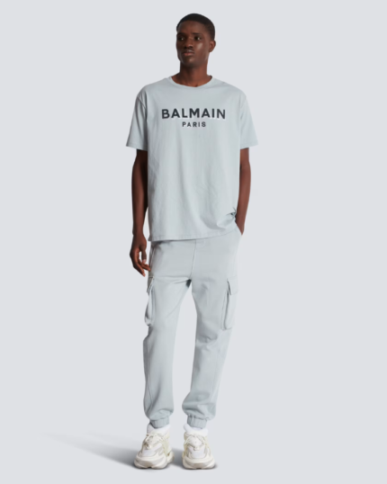 Metallic flocked Balmain T-shirt