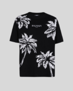 Vintage Balmain T-shirt with palm tree print