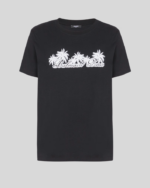 T-shirt with palm tree Balmain Signature print