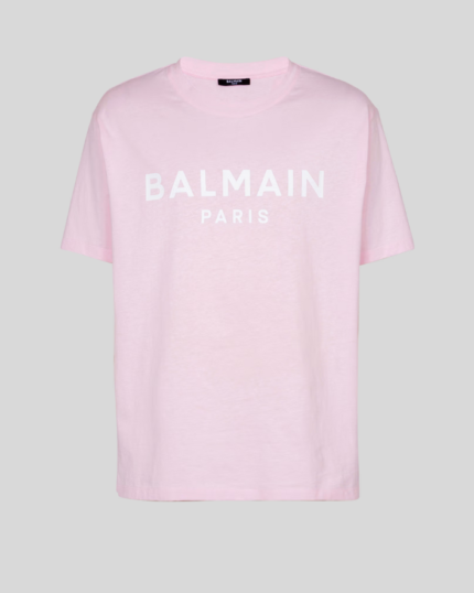 Printed Balmain Paris short-sleeved T-shirt