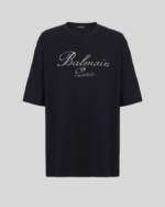 Balmain Signature embroidered T-shirt