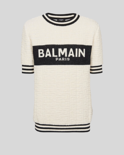 T-shirt with Balmain Racing print