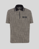 PB Labyrinth jacquard polo shirt