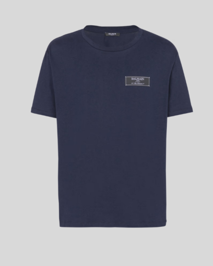 Navy Pierre Balmain short-sleeved T-shirt