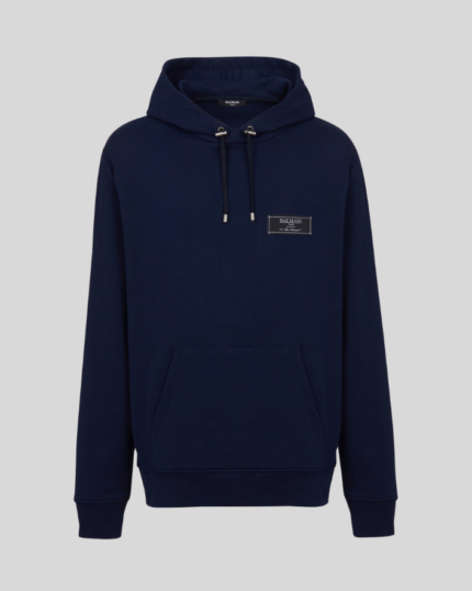 Navy Pierre Balmain hoodie