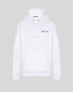 White Balmain Signature hoodie