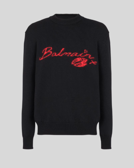 Wool Balmain Kiss jumper