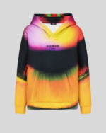 Neoprene hoodie with Ibby Njoya print