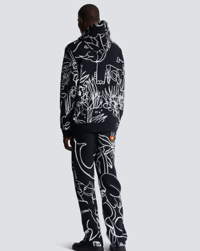 Disney x Balmain: The Lion King - Hoodie with Enfant Précoce print