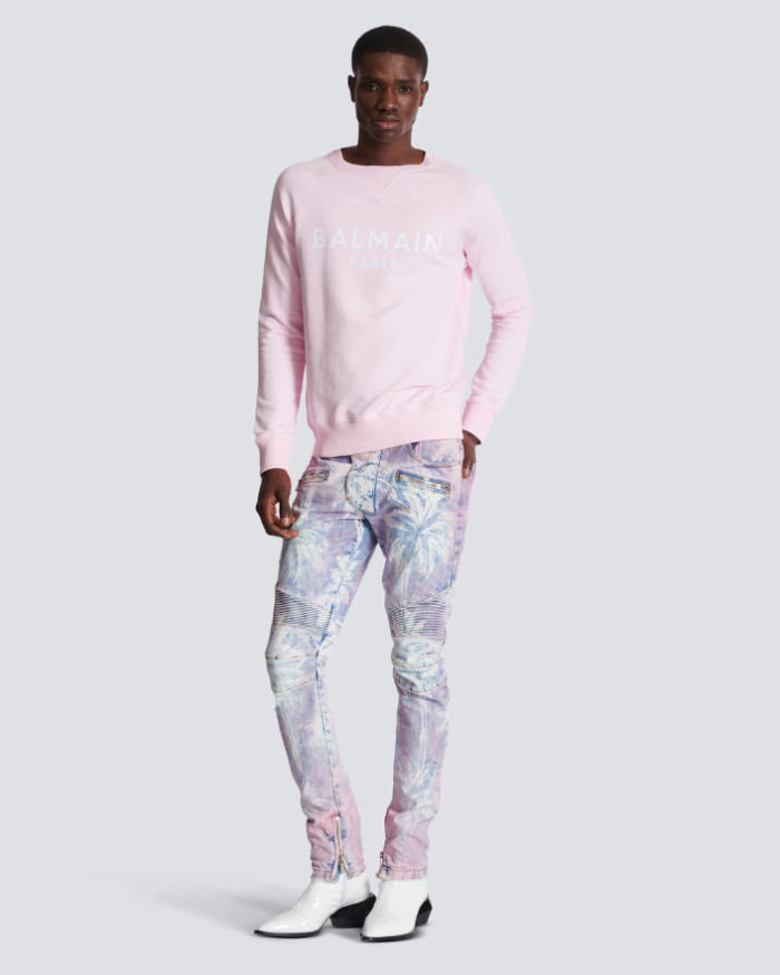 Balmain Paris printed sweatshirt