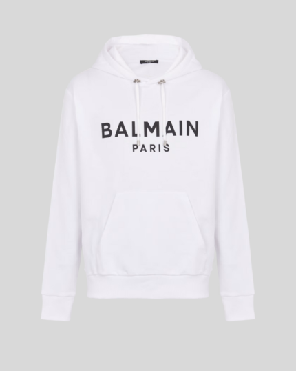 Printed Balmain Paris hoodie