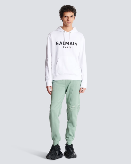 Printed Balmain Paris hoodie