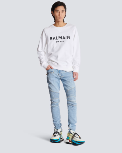 Balmain Paris printed sweatshirt